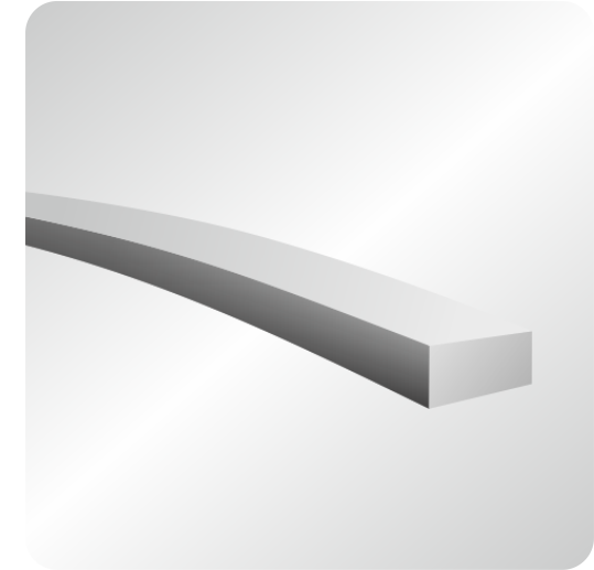 Жаростойкий силиконовый профиль силиконовый профиль прямоугольного сечения